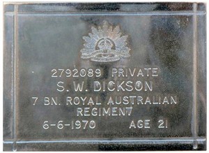 dickson plaque